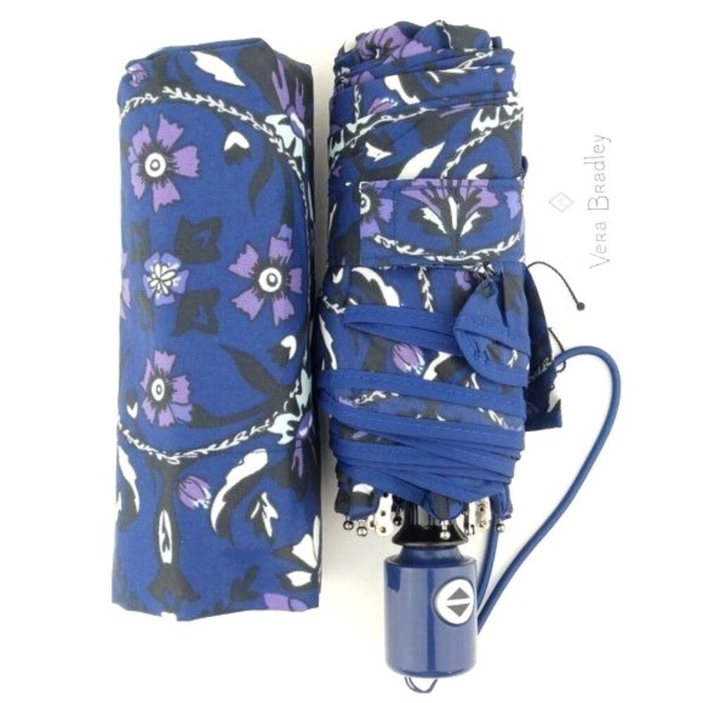 Vera Bradley Fleur Medallion Mini Umbrella NWT - Picture 1 of 2